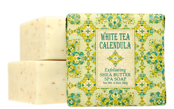 Greenwich Bay Shea Butter Bar Soap - White Tea Calendula