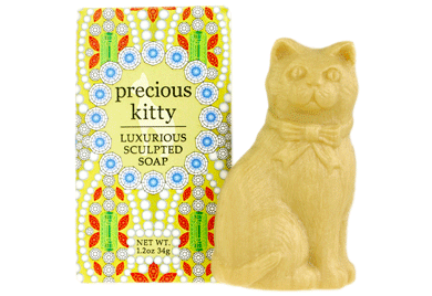 Greenwich Bay Luxurious Sculpted Bar Soap 1.2oz 34g - Precious Kitty