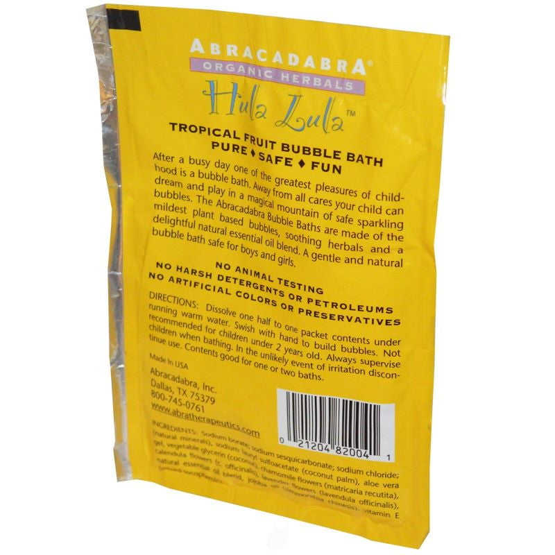 Abra Therapeutics Children's Bubble Bath Packet 2.5oz - Hula Lula