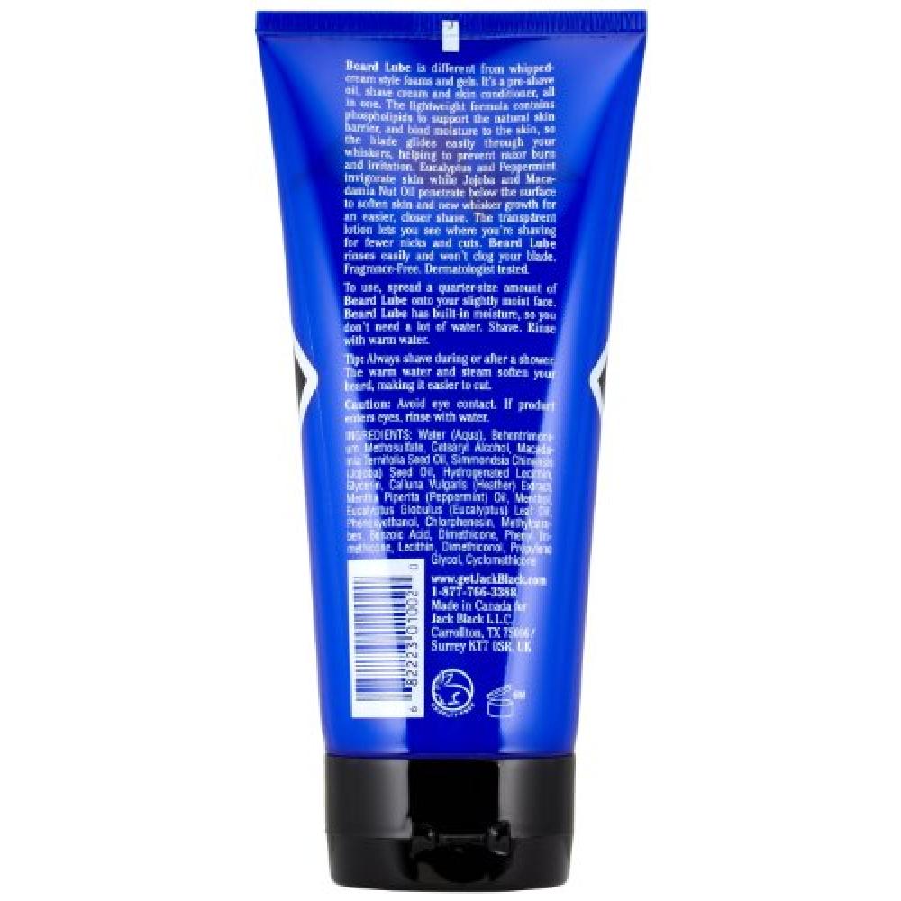 Jack Black Beard Lube Conditioning Shave 3 oz 88 ml