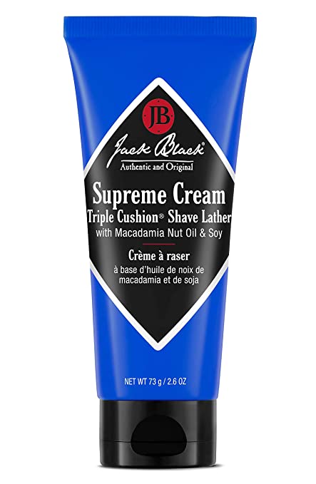 Jack Black Supreme Cream Triple Cushion Shave Lather 2.6 oz 73 ml