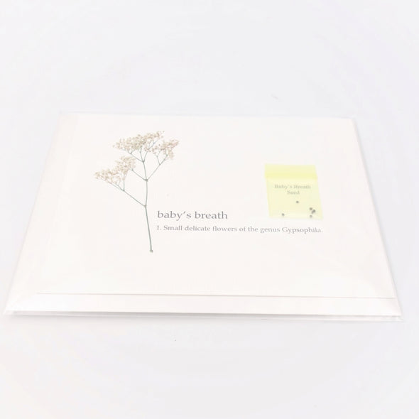 Greeting Card - Congrats Baby's Breath