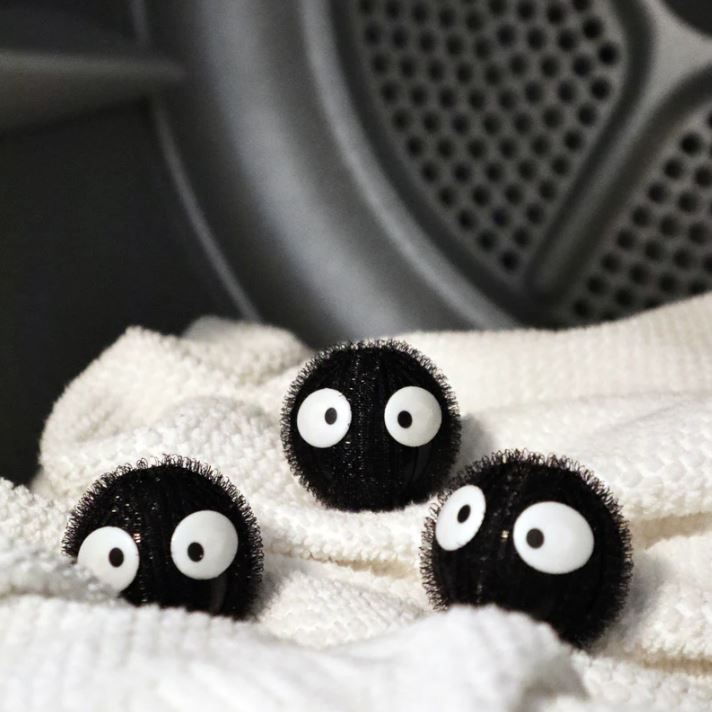 Kikkerland Laundry Buddies for Lint & Hair - Set of 6