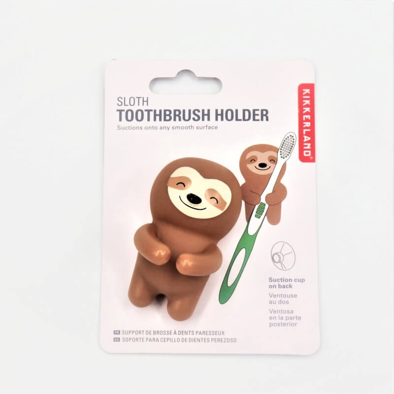 Kikkerland Toothbrush Holder - Sloth
