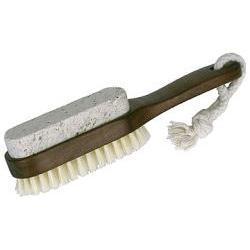 Kingsley Natural Bristle Nail Brush With Pumice Stone