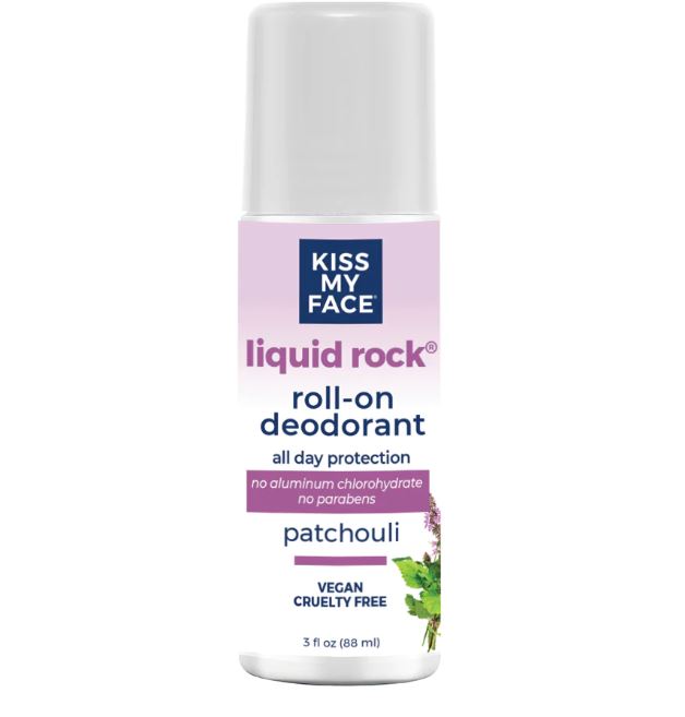 Kiss My Face Liquid Rock Roll-On Deodorant 3oz 88ml - Patchouli