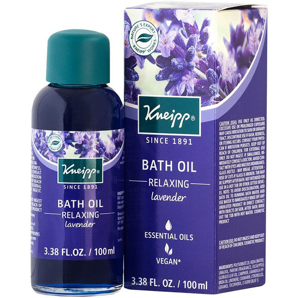 Kneipp Bath Oil 3.38oz 100mL - Relaxing Lavender