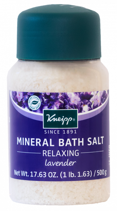 Kneipp Mineral Bath Salt 17.63oz 500g - Relaxing Lavender