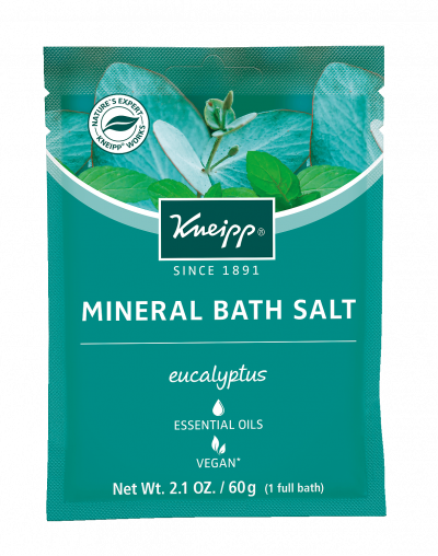 Kneipp Mineral Bath Salt Packet 2.1oz 60g - Eucalyptus