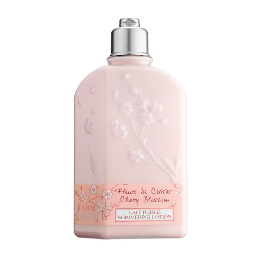 L'Occitane Shimmering Lotion 8.4oz 250ml - Cherry Blossom