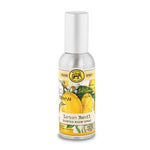 A 3.4 oz bottle of lemon basil scented room spray by Michel Design Works