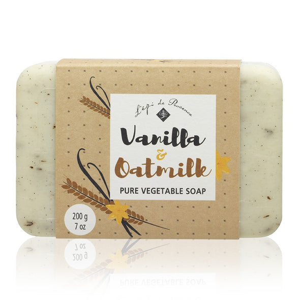 L'epi de Provence French Milled Bar Soap 7oz 200g - Vanilla & Oatmilk