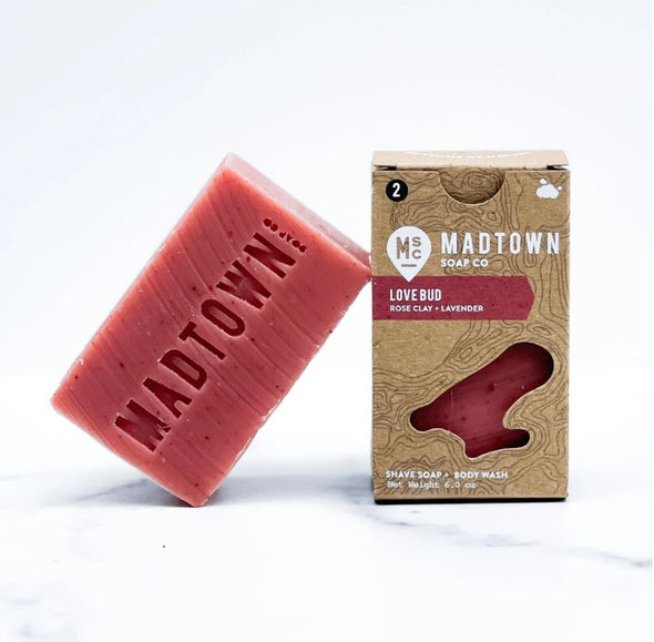 Madtown Soap Company Bar Soap 6oz - Love Bud (Rose Clay & Lavender)