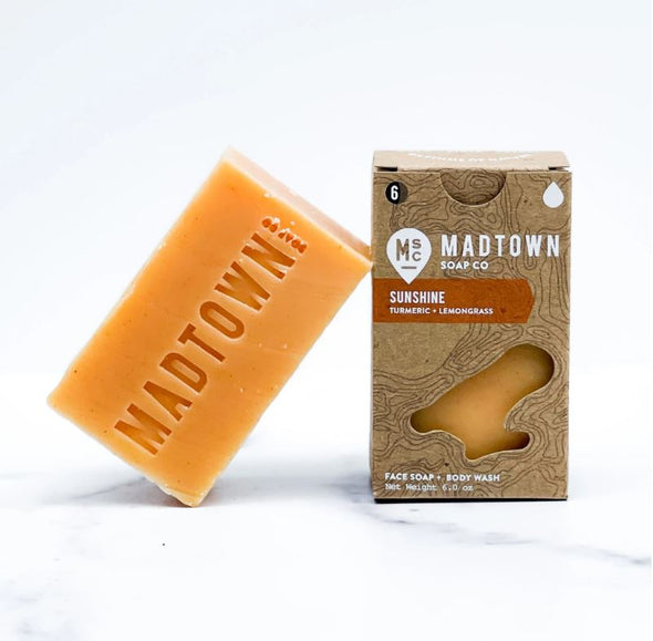 Madtown Soap Company Bar Soap 6oz - Sunshine (Turmeric & Lemongrass)