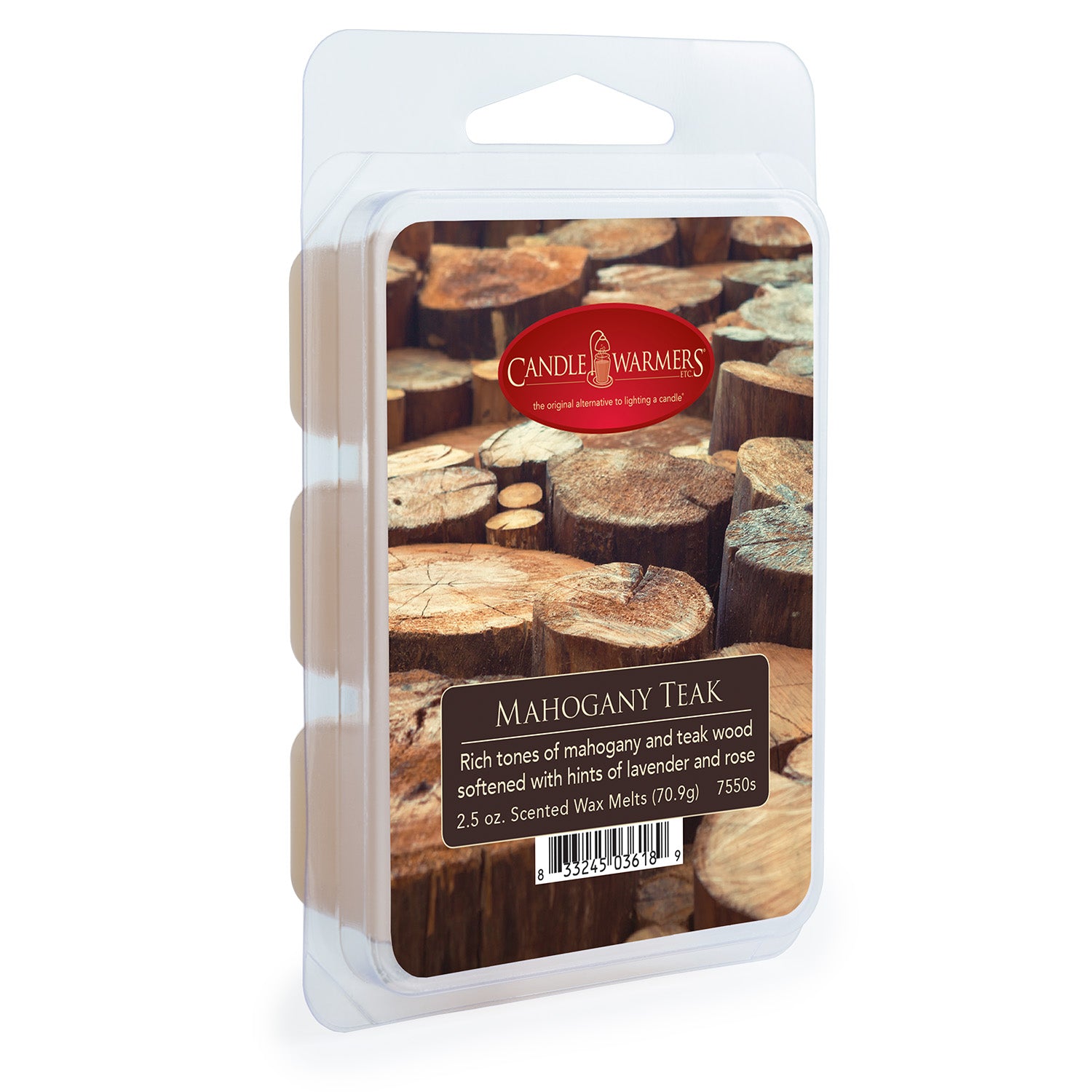 Candle Warmers Etc. Classic Wax Melts 2.5oz -  Mahogany Teak