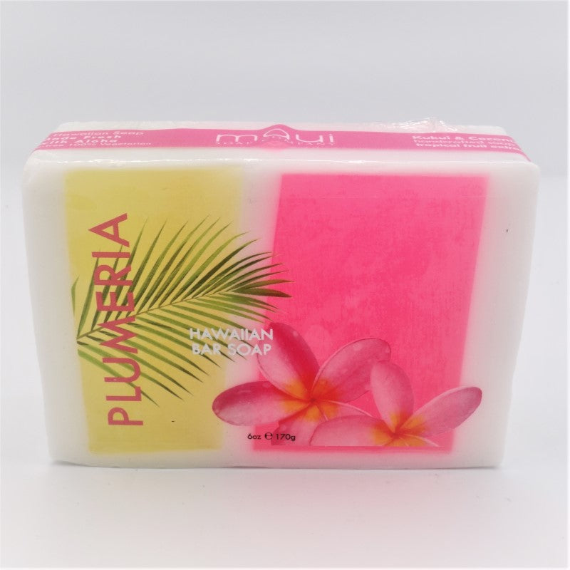 Maui Soap Company Hawaiian Bar Soap 6oz - Plumeria