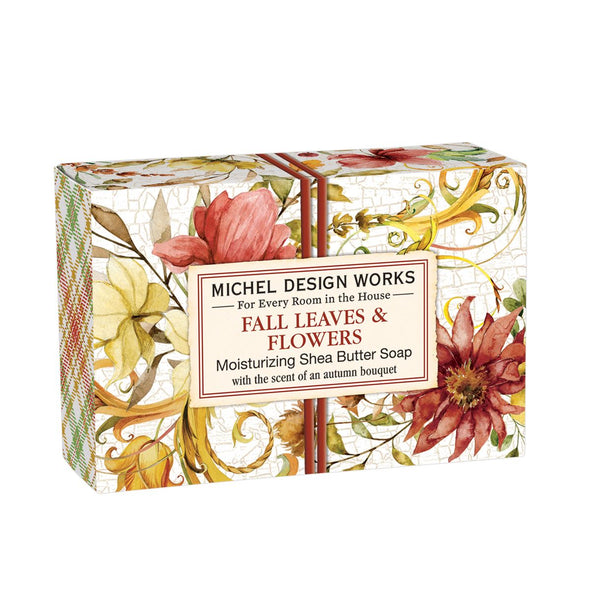 Michel Design Works Boxed Bar Soap 4.5oz 127g - Fall Leaves & Flowers