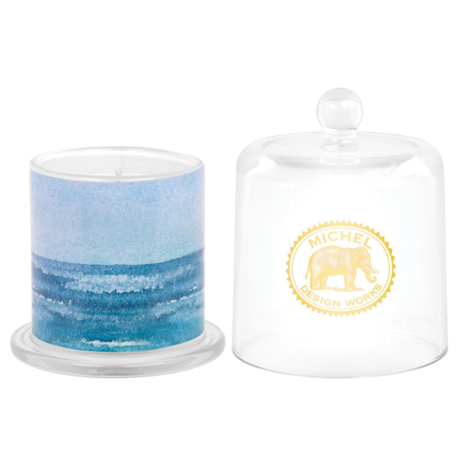 Michel Design Works Cloche Candles 5.8oz 164g - Deep Water