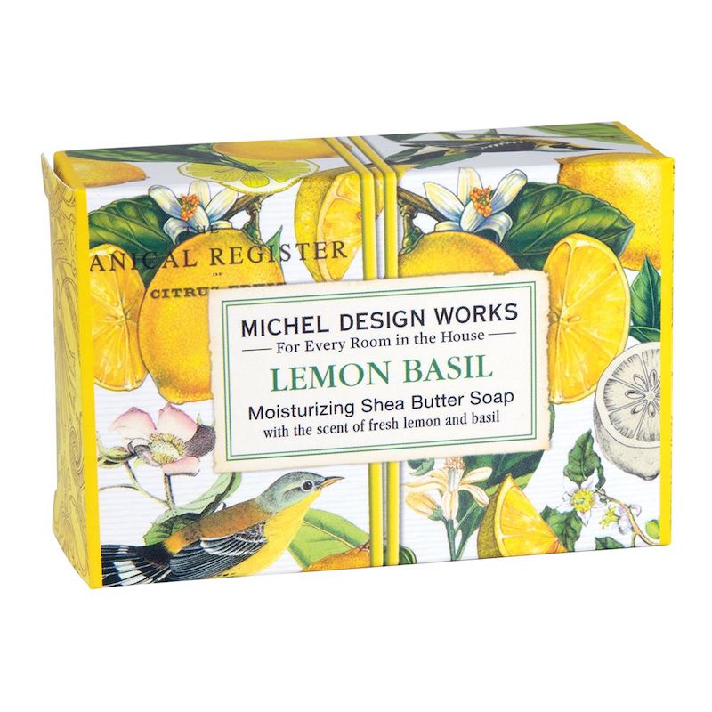 Michel Design Works Shea Butter Soap 4.5oz 127g - Lemon Basil