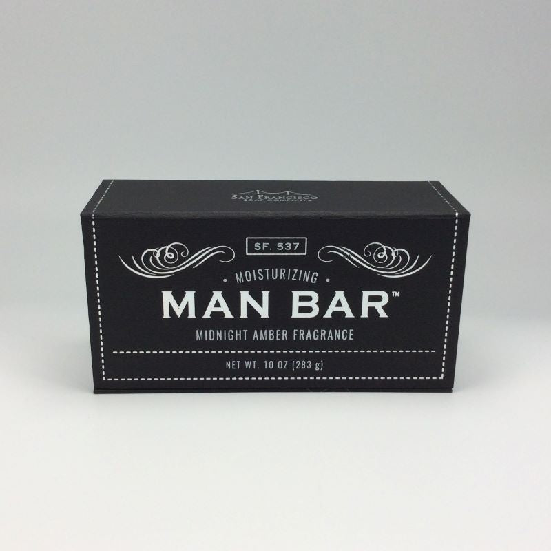 San Francisco Soap Company MAN BAR Moisturizing Soap 10oz - Midnight Amber