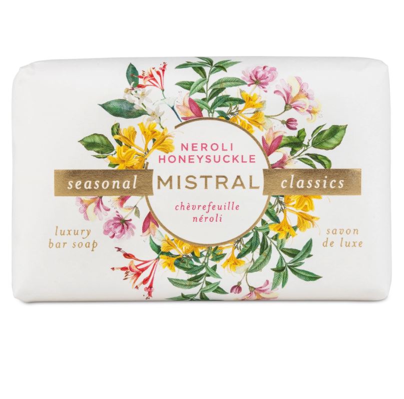 Mistral Classic French-Milled Bar Soap 7oz 200g - Neroli Honeysuckle