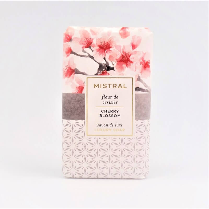 Mistral Papiers Fantaisie Bar Soap 3.14oz 100g - Cherry Blossom