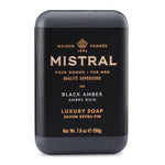 Mistral Men Good Smelling Bar Soap Black Amber