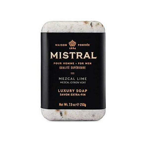 Mistral Men Good Smelling Bar Soap Green Mezcal Lime