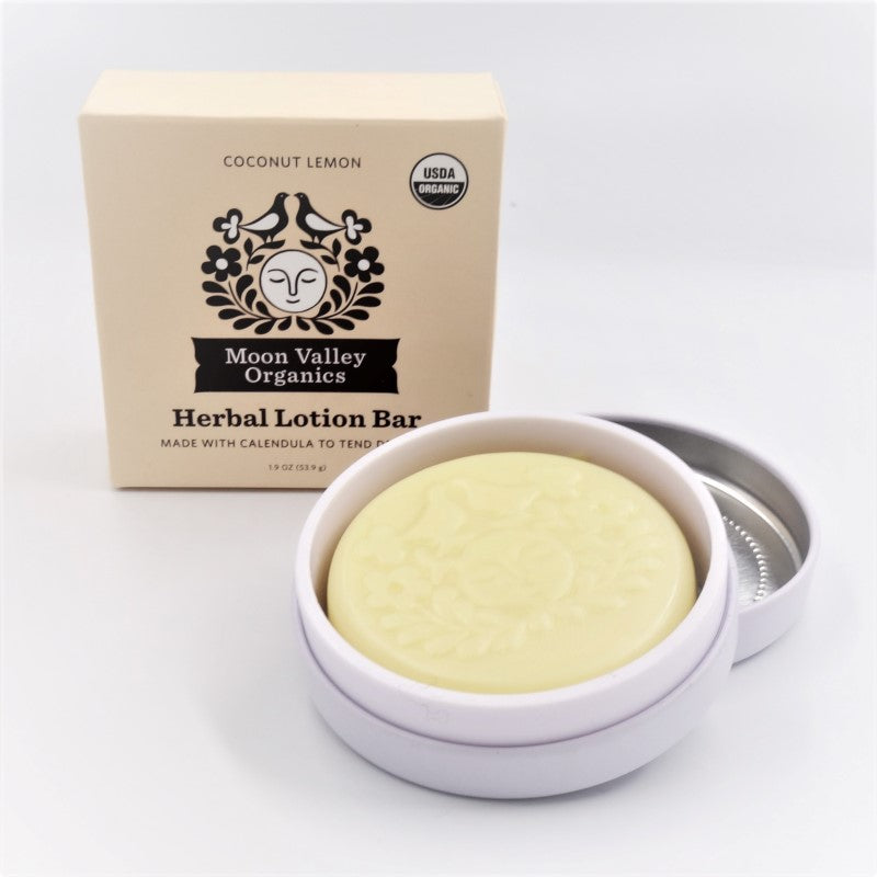 Moon Valley Organics Lotion Bar 1.9oz 53.9g - Coconut Lemon
