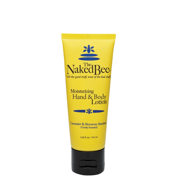 Naked Bee Hand & Body Lotion 2.25oz - Lavender & Beeswax Absolute