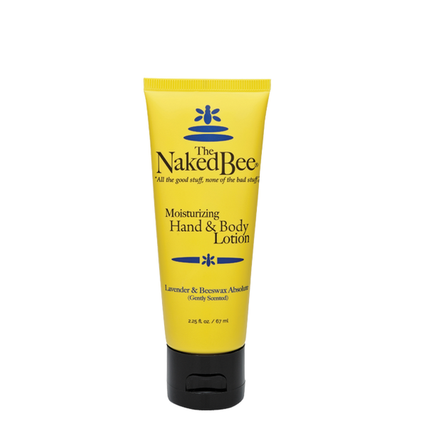 Naked Bee Hand & Body Lotion 2.25oz - Lavender & Beeswax Absolute