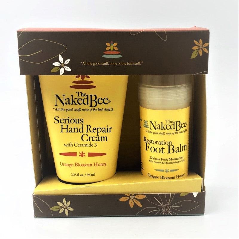 Naked Bee Hands & Feet Gift Set - Orange Blossom Honey