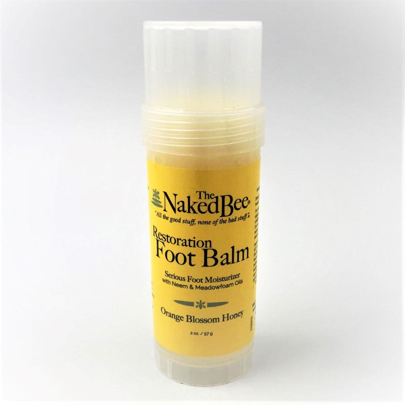 Naked Bee Restoration Foot Balm 2oz - Orange Blossom Honey