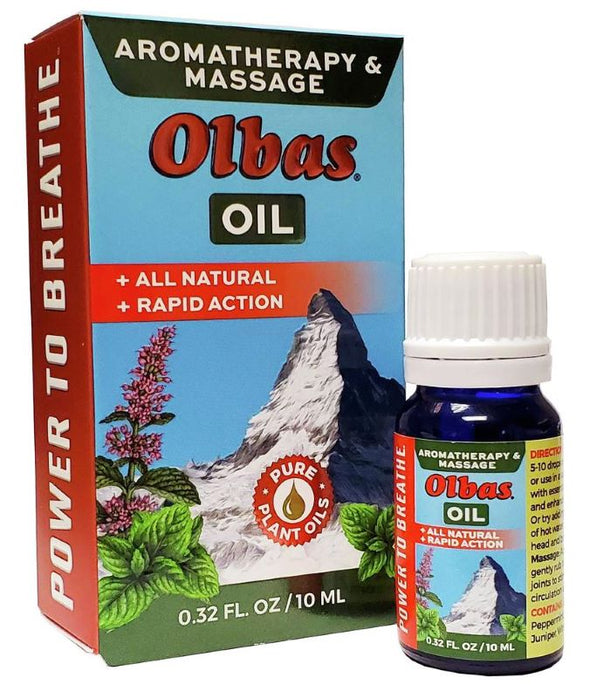 Olbas Aromatherapy and Massage Oil 0.32oz - Small