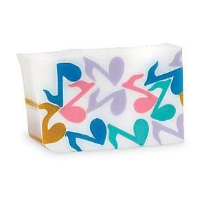 primal elements large bar soap with music notes musk floral clementine lemon fragrance gift