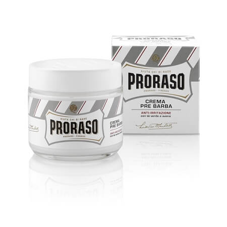 Proraso Pre-Shave Cream 3.6oz 100ml - Green Tea & Oatmeal