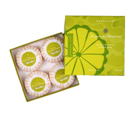 Provence Sante Artisan Gift Soap Set of 4 - Bergamot