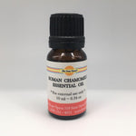 Roman chamomile essential oil is known for its ability to soothe skin problems and is often added to body care products.