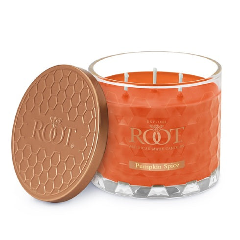Root Candles 3-Wick Honeycomb 12oz - Pumpkin Spice
