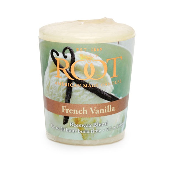 Root Candles Holiday Votive 2.1oz 60g - French Vanilla