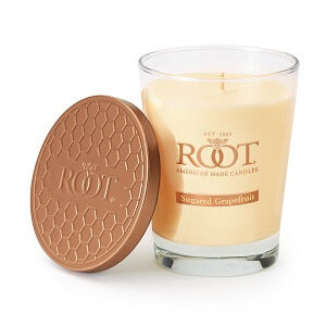 Root Candles Large Veriglass 10.5oz 630g - Sugared Grapefruit