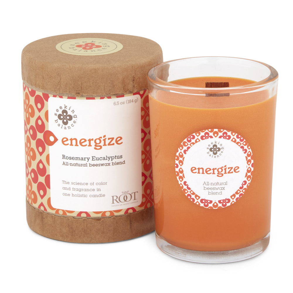 Root Candles Seeking Balance 6.5oz 510g - Energize