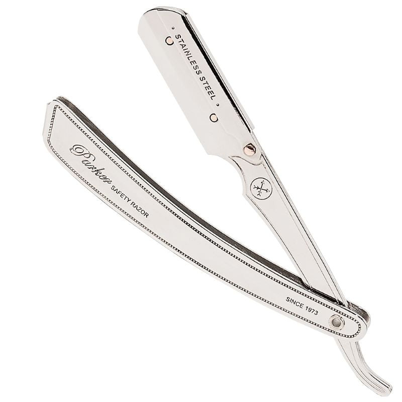 Parker SRX Professional Barber Shavette Straight Razor - Stainless
