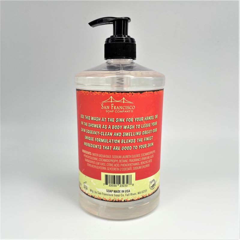 San Francisco Soap Company MAN WASH Liquid Soap 25.5fl oz - Cedar & Bourbon