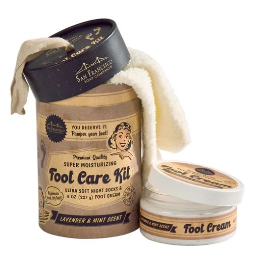 San Francisco Soap Company Retro Foot Care Kit - Lavender & Mint