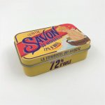Savon de Marseille Bar Soap Tin 3.5oz 100g - "The Tub" Olive
