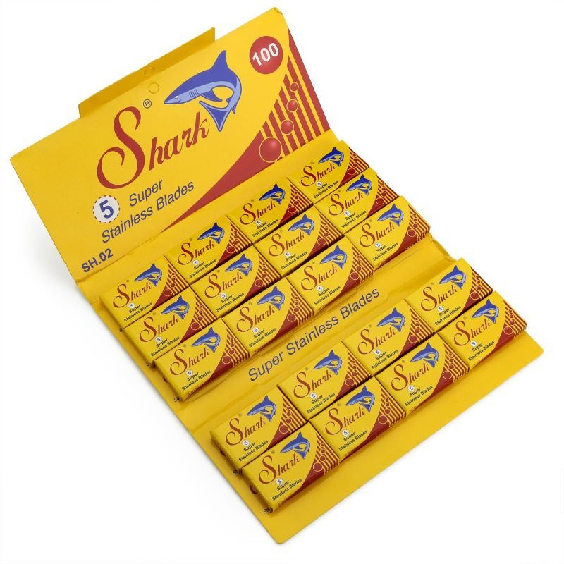 Shark Super Stainless Double Edge Razor Blades 100ct