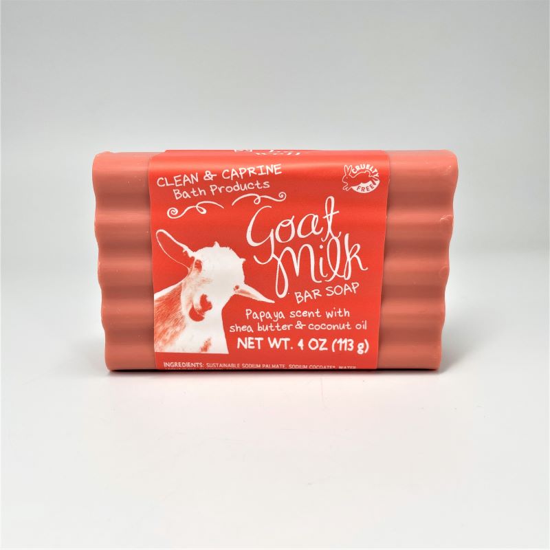 Simply Be Well Goat Milk Bar Soap 4oz 113g - Papaya