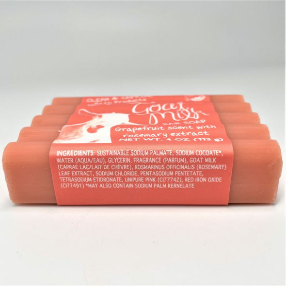 Simply Be Well Goat Milk Bar Soap 4oz 113g - Grapefruit