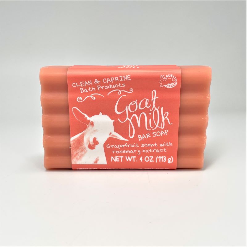 Simply Be Well Goat Milk Bar Soap 4oz 113g - Grapefruit